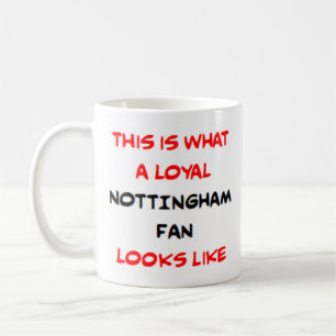 Nottingham-fan, loyaal koffiemok