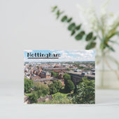 Nottingham Skyline Briefkaart (Staand voorkant)