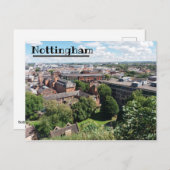 Nottingham Skyline Briefkaart (Voorkant / Achterkant)