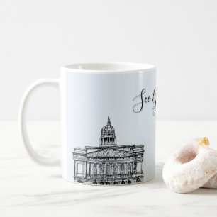Nottingham Tone Sketch Café Mug