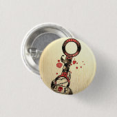 NOTxDEAD-ruisknop Ronde Button 3,2 Cm (Voorkant /achterkant)