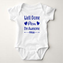 Nou en neer mama Bodysuit Shirt-Baby Boy Shirt-