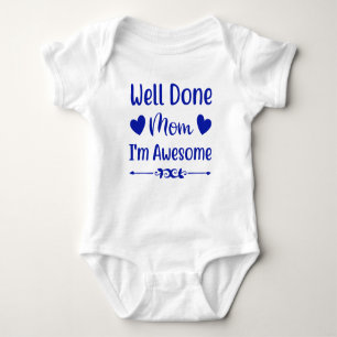 Nou en neer mama Bodysuit Shirt-Baby Boy Shirt-