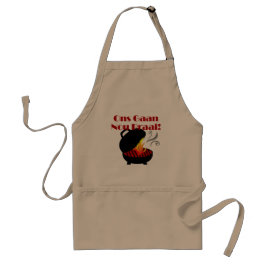 Nou gaan Ons Braai Apron Standaard Schort