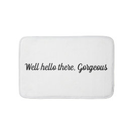 Nou hallo daar, prachtige badmat