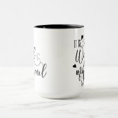 Nou, met mijn ziel Spiritueel Mok (Midden)