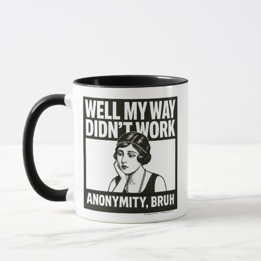 Nou, mijn manier werkte niet - Vrouw - Mok (Links)