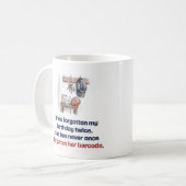 N'oublie jamais son code-barres : Mug drôle pour p (Devant gauche)