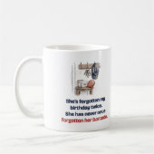 N'oublie jamais son code-barres : Mug drôle pour p (Gauche)