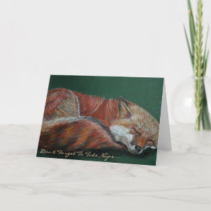 N'oublie pas de faire la sieste... Carte de voeux