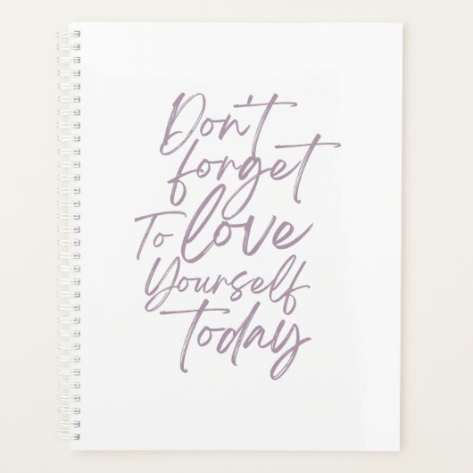 N'oublie pas de t'aimer de toi-même aujourd'hui pl (Devant)