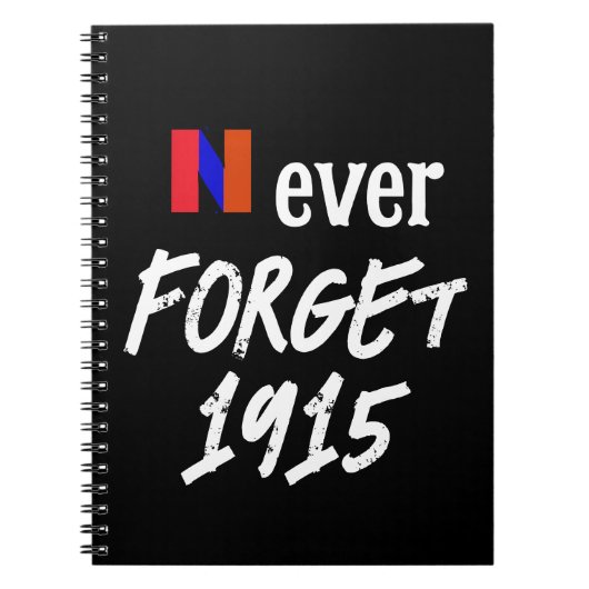 N'oubliez jamais 1915 Cahier (Devant)