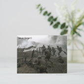 N'oubliez jamais la carte postale de jour de (Debout devant)