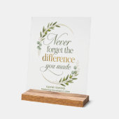 N'oubliez jamais la différence que vous avez faite (Angle)