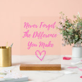 N'Oubliez Jamais La Différence Que Vous Faites, Me (Mariage)