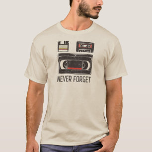 N'oubliez jamais le T-shirt Retro Tech