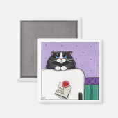 N'oubliez pas - Aimant de chat (Recto/Verso)