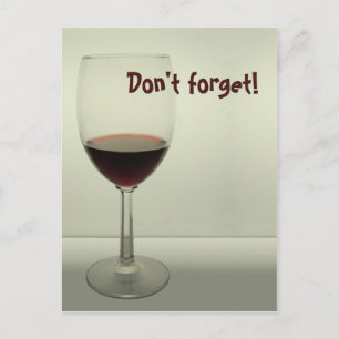 N'oubliez pas - Carte postale