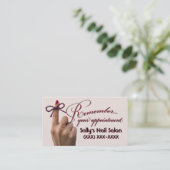 "n'oubliez pas…" cartes de rendez-vous (Debout devant)