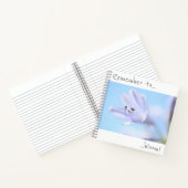 N'oubliez pas de fleurir Cahier Fleur Violette Ble (Intérieur)