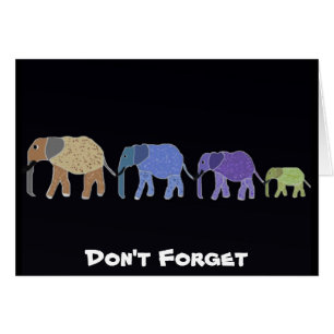 N'oubliez pas la carte