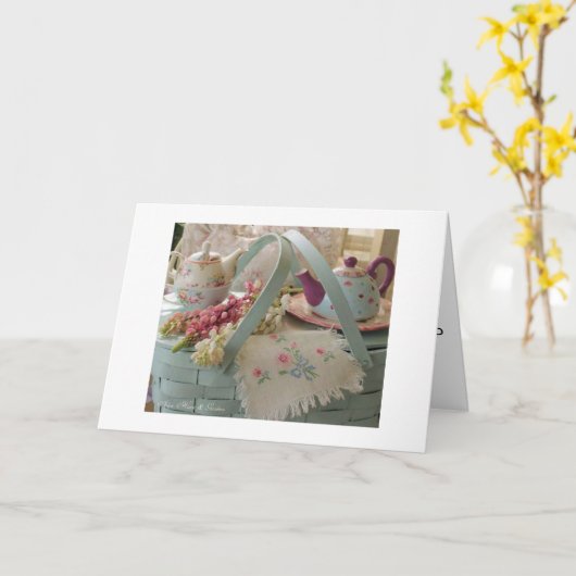 N'oubliez pas la carte d'anniversaire CALME et AMU (Fleur jaune)