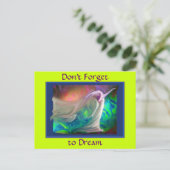 N'oubliez pas la carte postale Dream v2 (Debout devant)