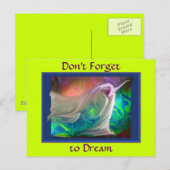 N'oubliez pas la carte postale Dream v2 (Devant / Derrière)