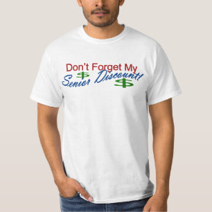 N'oubliez pas mon T-shirt supérieur de remise