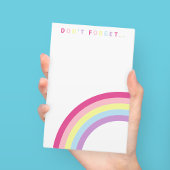 N'oubliez pas.. Post-it Notes Arc-en-ciel Mignonne