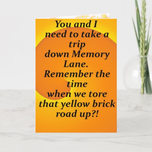 N'oubliez pas votre carte d'amis (Devant)