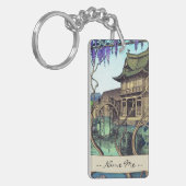 Nouet Noel Kameido shin hanga japans landschap Sleutelhanger (Voorkant Links)
