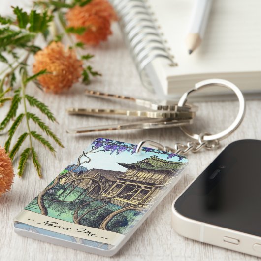 Nouet Noel Kameido shin hanga japans landschap Sleutelhanger (Voorkant Rechts)