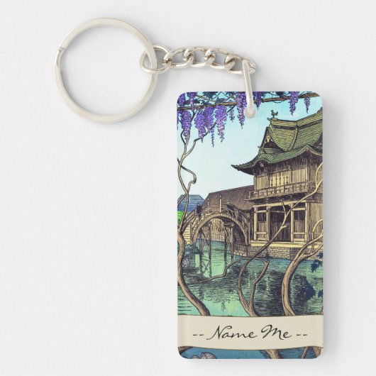 Nouet Noel Kameido shin hanga japans landschap Sleutelhanger (Voorkant)