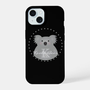 Nounours australien mignon monogramme Ajoutez votr