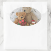 Nounours avec étiquette cadeau de Noël (Sac)