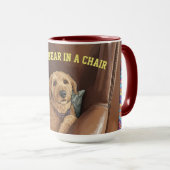 Nounours dans un fauteuil, la tasse (Devant droit)