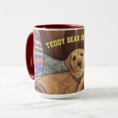 Nounours dans un fauteuil, la tasse (Devant gauche)