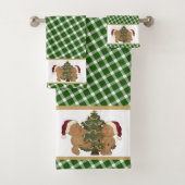 Nounours décorant l'arbre de Noël (En situation)