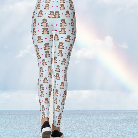 Nounours en bleu Leggings