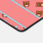 Nounours mignon sur rose (Coin)