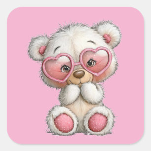 Nounours ours en peluche 3 pouces autocollant