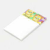 Nounours Post-it Colorés (Incliné)
