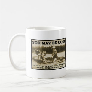 Nounours sur une tasse drôle d'orignaux