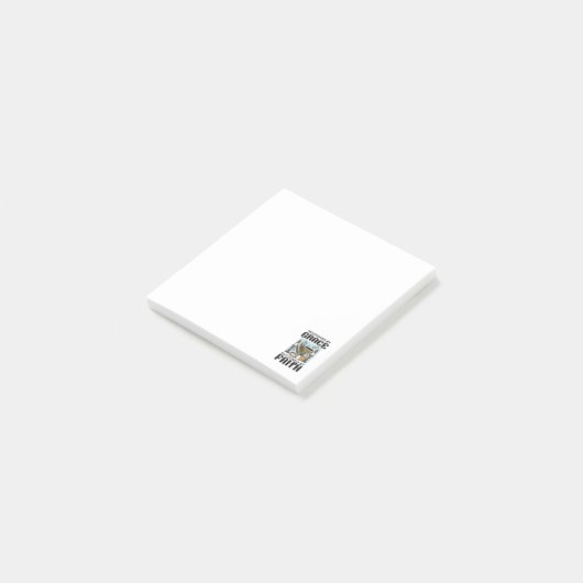 Nourished by Grace, Sustained by Faith Design Post-it® Notes (Schuin)