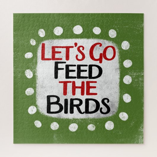 Nourrir Les Oiseaux Puzzle Puzzle (Vertical)
