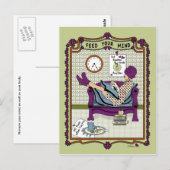 NOURRIR VOTRE CARTE POSTALE MIND_A_ (Devant / Derrière)