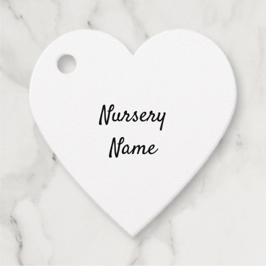 Nourriture à nouveau Nom Étiquette Tags bébé poupé (Devant)