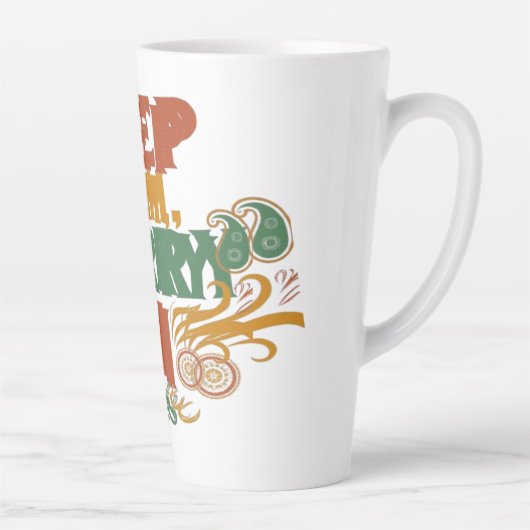 Nourriture amusante - Mug latte (Droite)