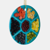 Nourriture amusante Ornement de Noël, Plaque de fr (Droite)